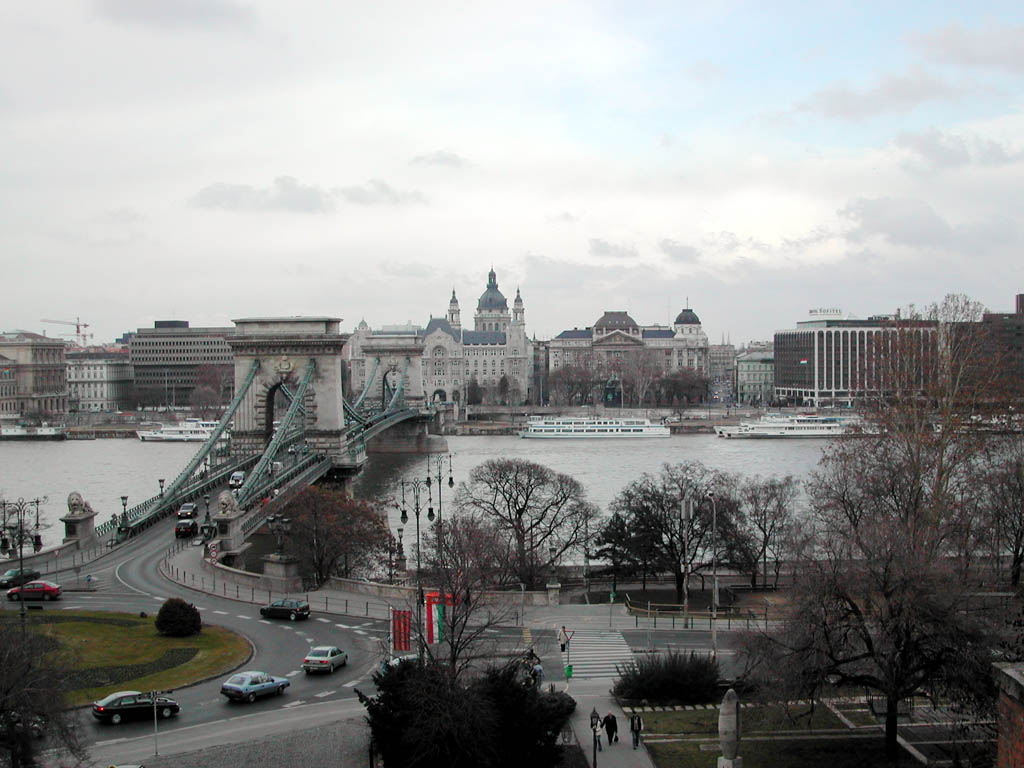 Budapest - Pest and the Chain Bridge_Corrected